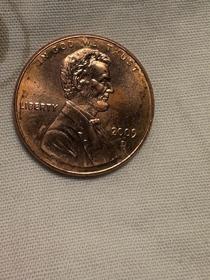 Lincoln D Bicentenario 2009 enviado con Abe en el reverso Foto 1 de 4