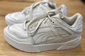Puma Slipstream Men’s Shoes Size US 8 UK 7 EU 40.5 Triple White Lace Up Casual - Picture 1 of 18