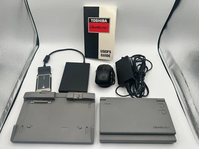 Portátil Toshiba Libretto 70CT Intel 120 Mhz 32 mb Dock Floppy Drive Yamaha OPL3 Foto 1 de 4