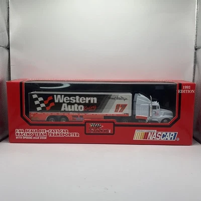 1993 Racing Champions 1:64 NASCAR Team Transporter Darrell Waltrip Western Auto - Image 1 of 4