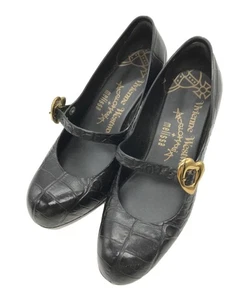 Vivienne Westwood ANGLOMANIA Embossed Pumps Black Woman's 22.5cm - Picture 1 of 6