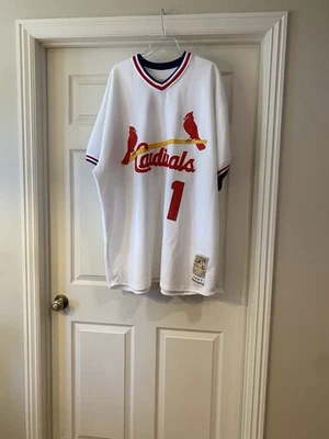 Винтажная белая футболка Оззи Смита из коллекции Cooperstown 1987 - Изображение 1 из 4