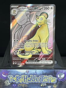 Pokemon Card Team Rockets Persian 219/182 Full Art Destined Rivals Near Mint - Picture 1 of 2