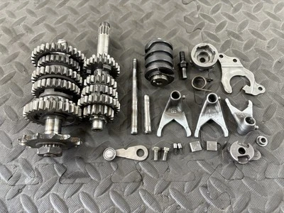 1994 91-96 YZ125 6 SPEED TRANSMISSION MAIN SHAFT PRIMARY AXLE GEAR SET DRUM FORK - Image 1 of 4
