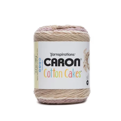 Yarnspirations Yarn Caron Cotton Cakes 3 Pack “Rose Whisper” - Image 1 of 2