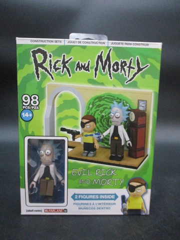 Rick And Morty EVIL RICK AND MORTY Construction Set (McFarlane, 2016) Cover