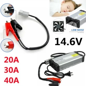 AUS Lithium AC/DC 12V 20A/30A/40A 14.6V Battery Charger For Lithium Iron LiFePO4 - Picture 1 of 13