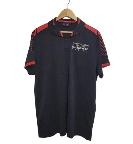 Aston Martin Red Bull Racing Polo Shirt Size XL Cover