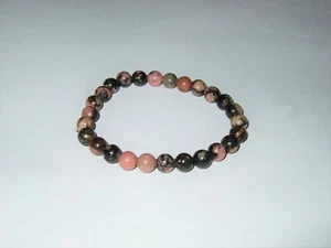 - Bracciale Pietra Cristalloterapia - RODONITE (SF8) - Picture 1 of 1