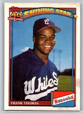 Baseball Trading Card - MLB - Frank Thomas - 1991 Topps Bazooka - # 7