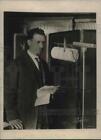1922 Press Photo Mr. Herschel Jones Responsible For Sending Market Via Radio.