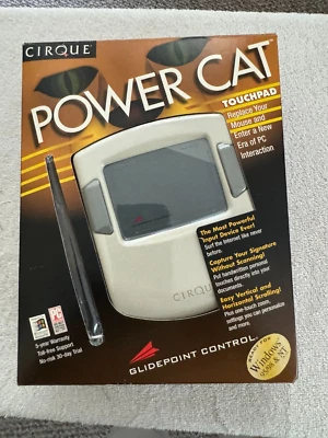 Cirque Power Cat Touch Pad Track Pad Model GDB450 White - In Original Box!!!! - Image 1 of 2