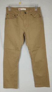 Levis 511 Slim Soft Brown Khaki Pants Boys Youth Size 16 Reg 28x28 - Picture 1 of 8