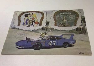 Richard Petty Charlotte Motor Speedway Postcard Signed 5 Inch x 7 Inch Vtg - Picture 1 of 24