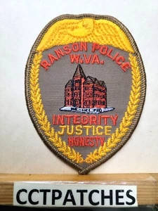 RANSON, WEST VIRGINIA POLICE SHOULDER PATCH WV - Picture 1 of 2