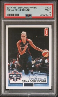 2017 Rittenhouse WNBA Elena Delle Donne  PSA 9 Washington Mystics - Image 1 of 2