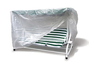 Hollywoodschaukel Schutzhülle Abdeckplane Abdeckhaube 3-sitzer, transparent - Bild 1 von 5