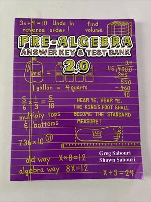 Teaching Textbooks Pre-Algebra Answer Key & Test Bank ~ Version 2.0 - Image 1 of 3