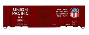 Accurail HO Scale 81151 Union Pacific 40' Steel Box Car Kit # 102673 - Bild 1 von 1