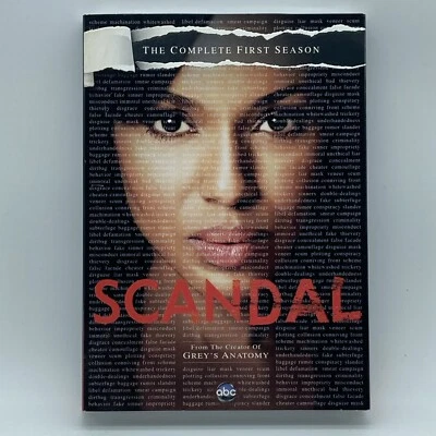 Scandal: The Complete First Season DVD 2012 ABC TV Political Thriller SEALED - Image 1 of 3