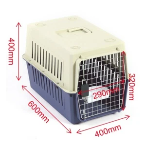 Petset Dog and Cat Pet Carrier Crate Airline Approved Travel Medium (Blue) - Picture 1 of 6