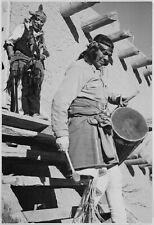 Ansel Adams - Indian w/Drum Dance, San Ildefonso Pueblo New Mexico 1942 -17"x22"