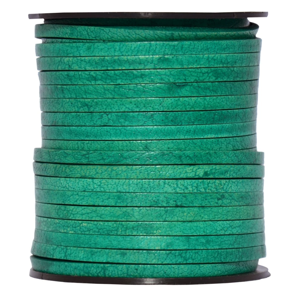 Шнур Xsotica® из натуральной плоской кожи - 3 мм X 2 мм -1 ярд - Изображение 1 из 1