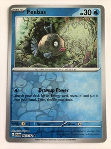 Juego de cartas coleccionables Pokémon Paradox Rift Feebas Holofoil inverso 035/182 casi nuevo - Imagen 1 de 2