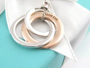 Collar entrelazado Tiffany & Co de plata Rubedo de 18 pulgadas - Imagen 1 de 5