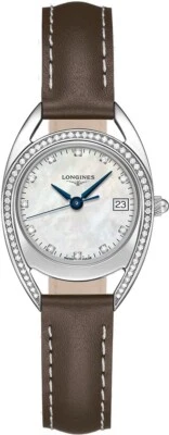 Reloj Longines Equestrian Collection esfera blanca acero inoxidable para dama Foto 1 de 2