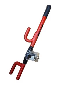 The Club Original "TRUCK CLUB" Red Steering Wheel Lock WITH 2 KEYS [anti-theft] - Picture 1 of 12