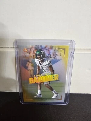 2024 Ahmad Sauce Gardner Panini Luninance Football # 56 Yellow /299 NY Jets - Image 1 of 2