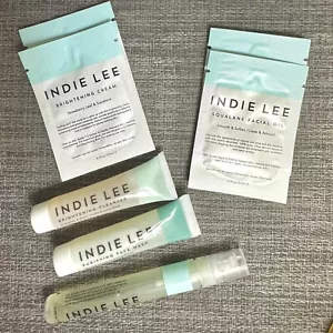 INDIE LEE TRAVEL TALLA TÓNICO LAVADO FACIAL CREMA ILUMINADORA LIMPIADOR ACEITE FACIAL PIEL - Imagen 1 de 1