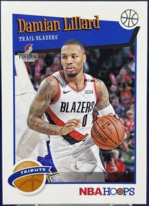 NBA Hoops 2019-20 DAMIAN LILLARD PORTLAND TRAIL BLAZERS OMAGGIO scheda inserto #291 - Foto 1 di 2