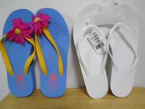Set bestehend aus 2 Esprit Beach Gear plus Bonus Walmart Beach Damen-Flip-Flops Größe 10 - Bild 1 von 23