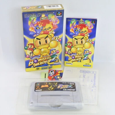 Super BOMBERMAN 2 Super Famicom Nintendo 2112 sf - Image 1 of 4