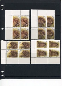 1995 WWF BELARUS Eurasian Beaver corner Blk. of 4V MNH POSTFREE Australia - Picture 1 of 1