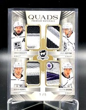 UPPER DECK THE CUP QUAD PREMIUM MATERIALS KINGS DOUGHTY KOPITAR BROWN KEMPE 1/5 