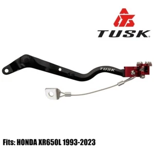 Pedal de palanca de freno trasero plegable Tusk se adapta a: HONDA XR650L XR 650L 1993-2025 - Imagen 1 de 5