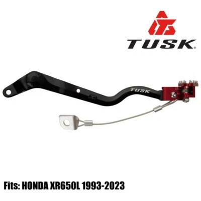 Pedal de palanca de freno trasero plegable Tusk se adapta a: HONDA XR650L XR 650L 1993-2025 Foto 1 de 4