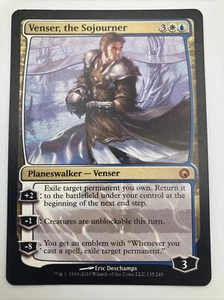 Magic the Gathering Venser the Sojourner Scars of Mirrodin Casi Nuevo Magic the Gathering con Manga - Imagen 1 de 2