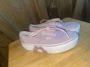 Vans Stackform Keepsake Lilac Flower Shoes Pink Embellished Women’s 8.5 - Picture 1 of 10