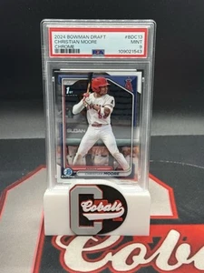 EL.58 Christian Moore 2024 Bowman Draft #BDC-13 Chrome 1st Prospect PSA 9 - Picture 1 of 1