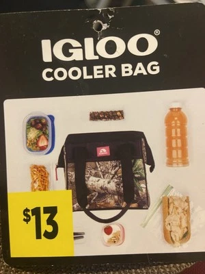NEW, IGLOO SOFT COOLER BAG, HOLDS 9 CANS, FULLY INSULATED, LEAK RESISTANT, - Image 1 of 4