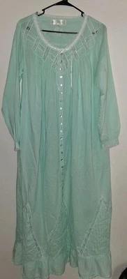 Eileen West Nightgown Lace Long Prairie Cottage Victorian  Small - Image 1 of 4