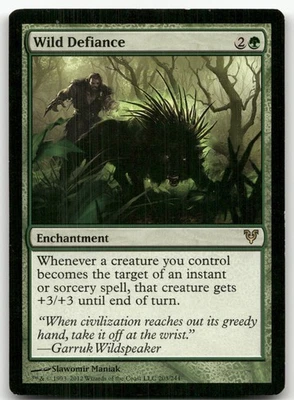 Wild Defiance #203 (LP) Avacyn Restored AVR Magic MTG - Image 1 of 2