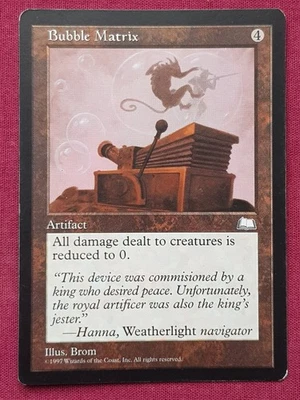 Magic The Gathering WEATHERLIGHT BUBBLE MATRIX artifact card MTG - Image 1 of 2