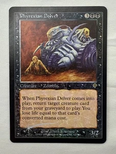 Phyrexian Delver x1 *FOIL* MTG Invasion 1x Magic ottimo quasi nuovo EX NM - Foto 1 di 3