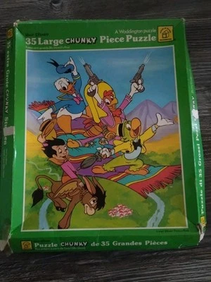 Vintage Waddingtons Walt Disney 35 Piece Jigsaw Puzzle. Donald Duck. - Image 1 of 2