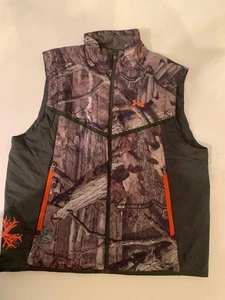 UNDER ARMOUR XL DOWN HUNTING VEST IN MOSSY OAK BREAK-UP INFINITY - Picture 1 of 1